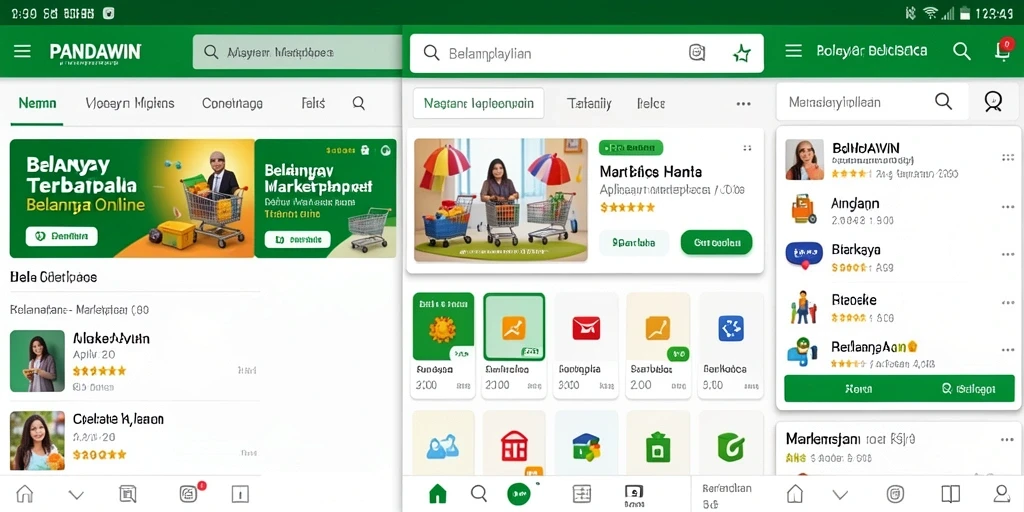 Tampilan antarmuka aplikasi PANDAWIN yang modern dan menarik.